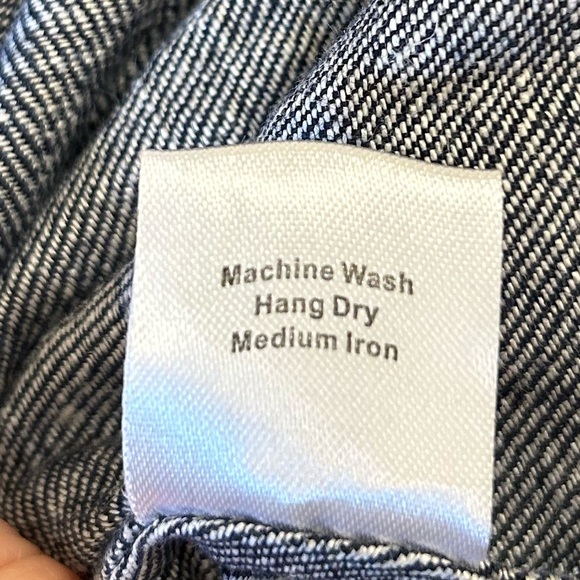 Ann Mashburn Flutter Sleeve Maxi Dress in Dark Chambray Linen, Size XS - Picture 15 of 15